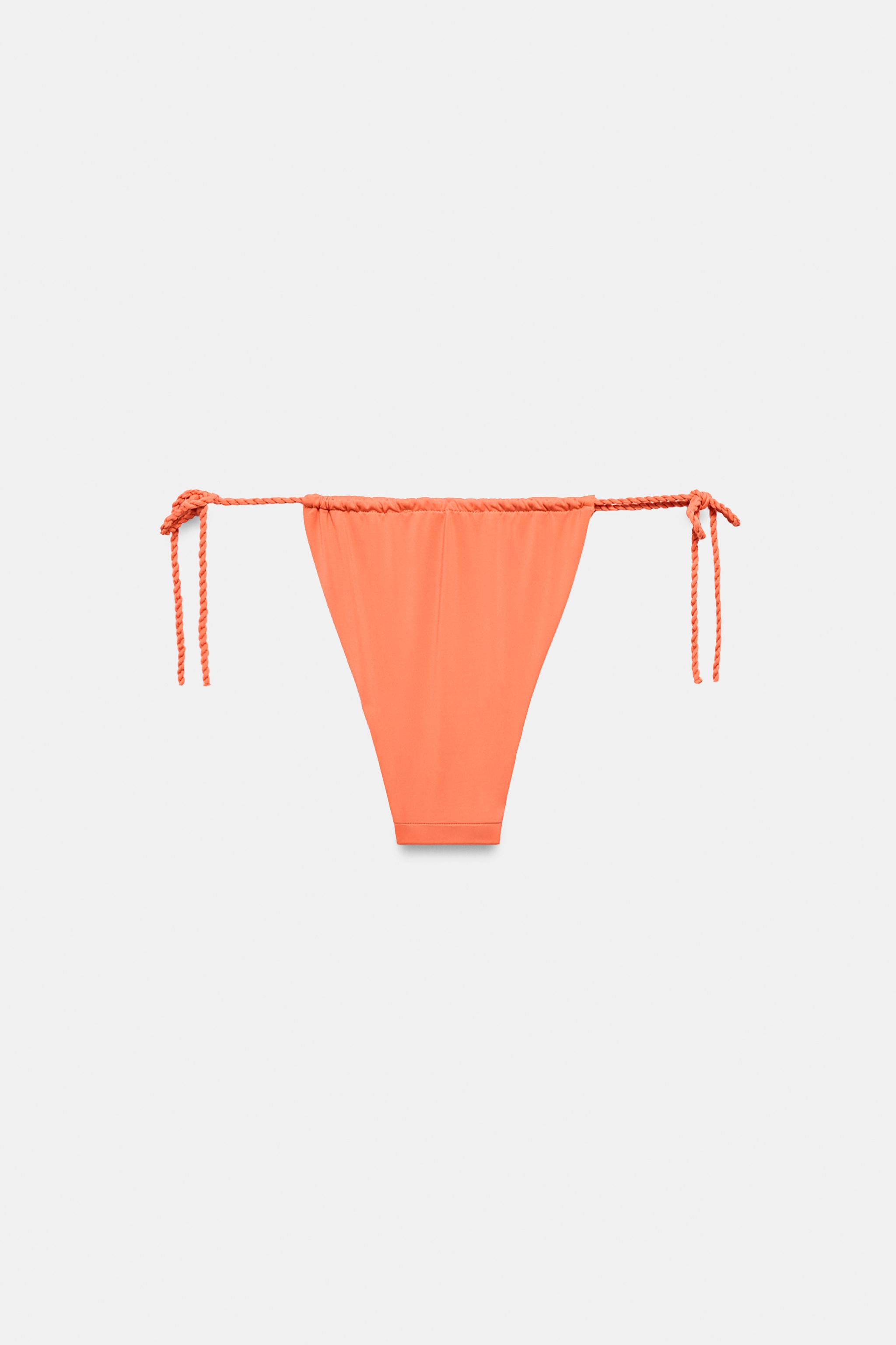 SOLID RUCHED BIKINI BOTTOMS